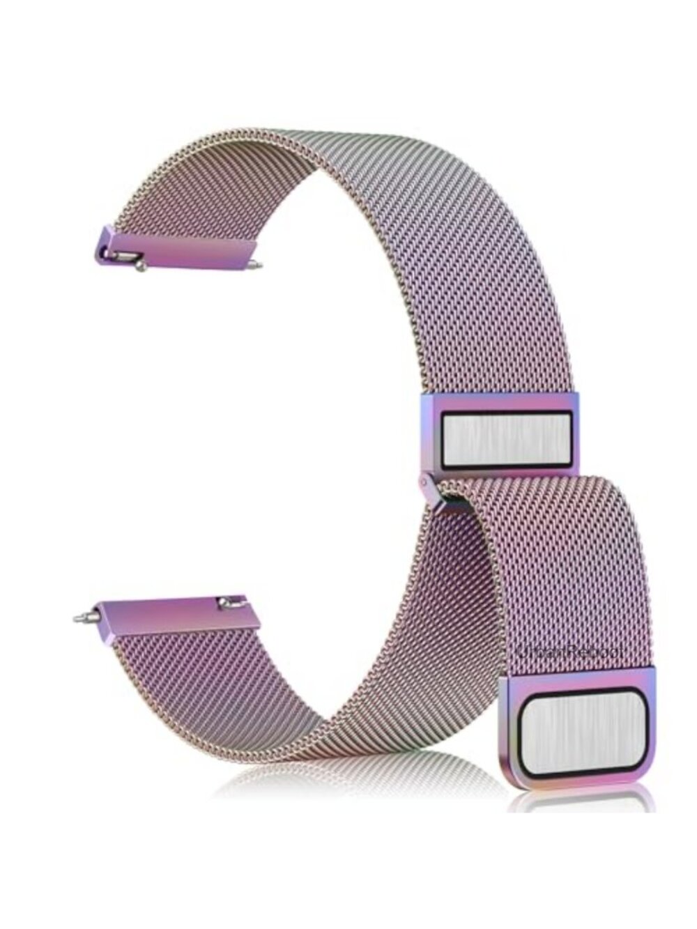 Quick Release Stainless Steel Mesh Watch Band Adjustable Magnetic Strap